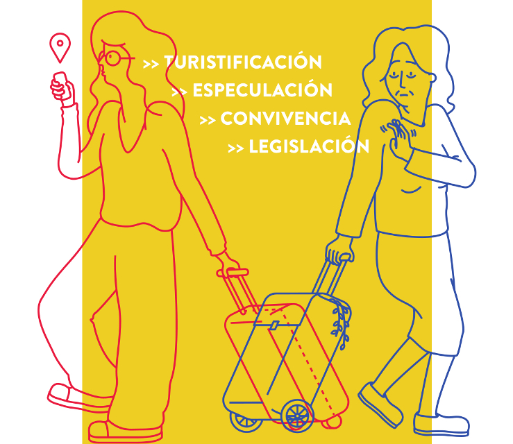 Asamblea vecinal en Centro para afrontar el problema de la turistificación