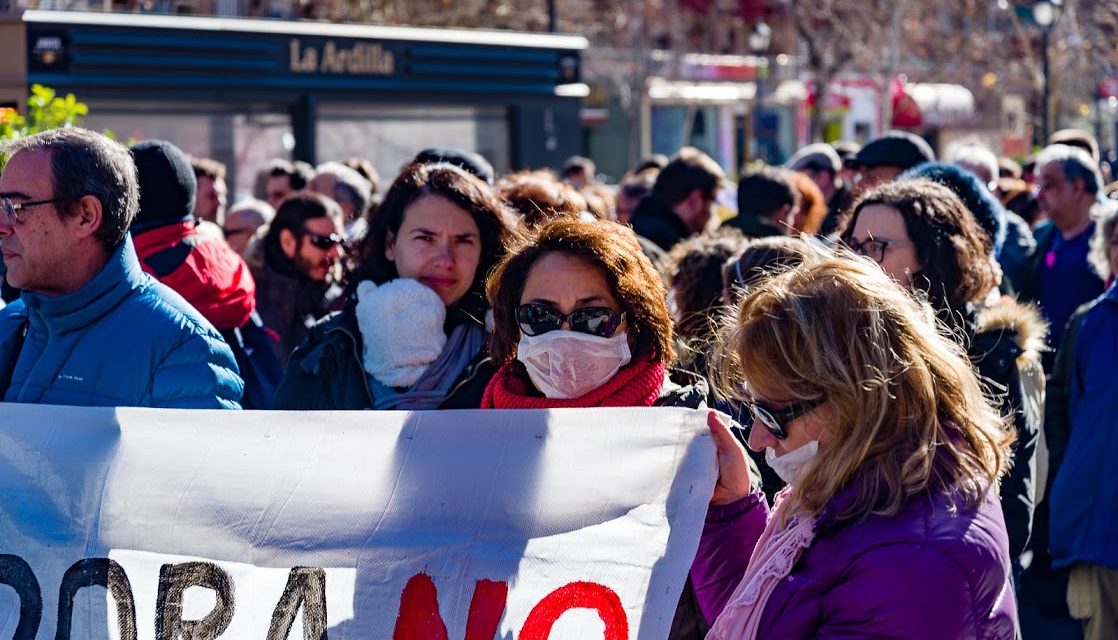 Miles de personas reclaman en Vallecas el cierre de la incineradora de Valdemingómez