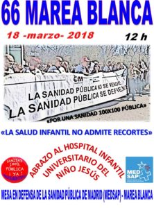 66ª Marea Blanca cartel