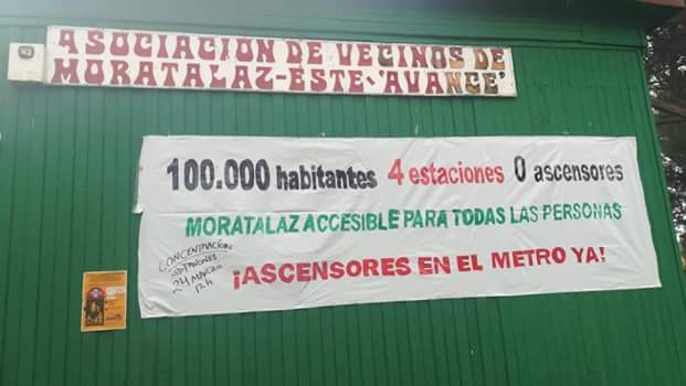 Estaciones de Metro en Moratalaz: los ascensores que nunca llegan