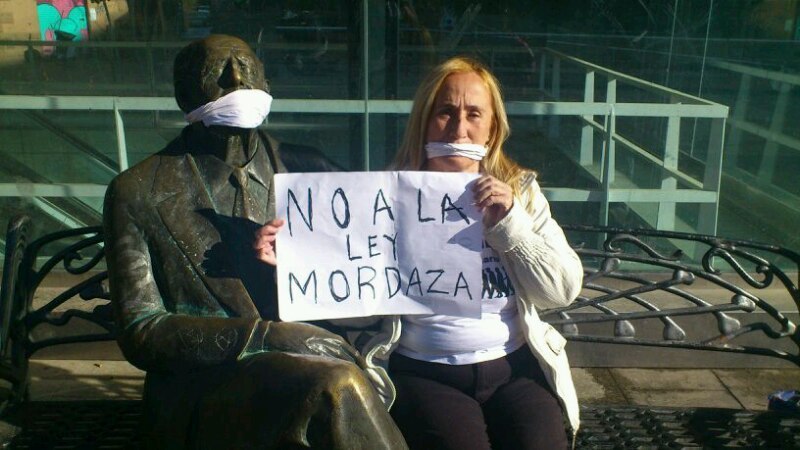 Por la derogación de la Ley Mordaza y la libre expresión de la ciudadanía