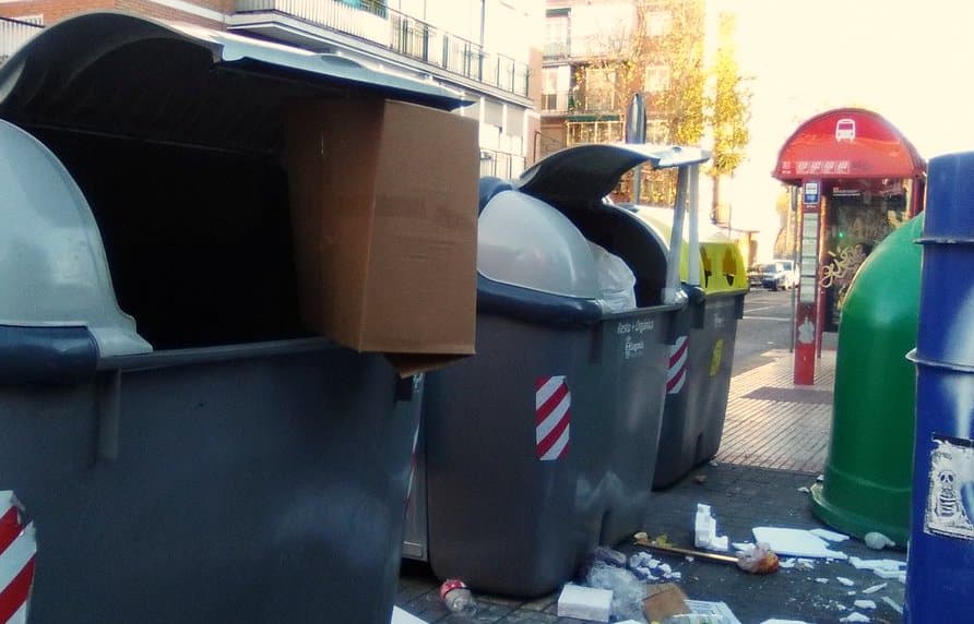 413 días sin pedal en los cubos de residuos urbanos de Leganés