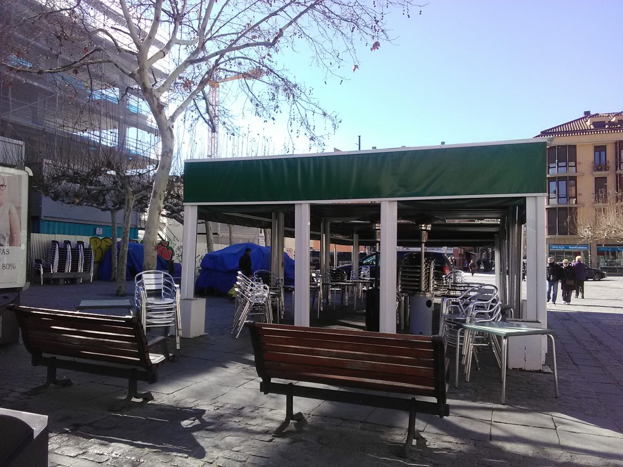La Federación de AAVV de Leganés denuncia al Defensor del Pueblo las obras en la plaza de la Fuente Honda