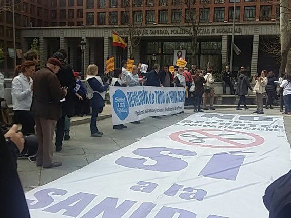 70 meses y más de 2.000 días consecutivos de pelea contra la privatización sanitaria