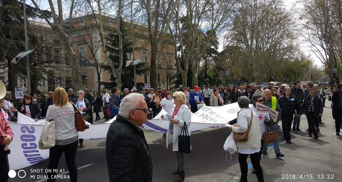 La 67ª Marea Blanca acusa a Dolors Montserrat de ser un “peón de la causa neoliberal” que privatiza la sanidad