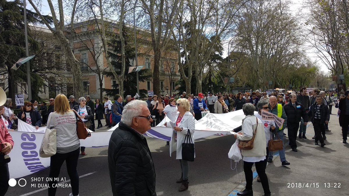 La 67ª Marea Blanca acusa a Dolors Montserrat de ser un “peón de la causa neoliberal” que privatiza la sanidad