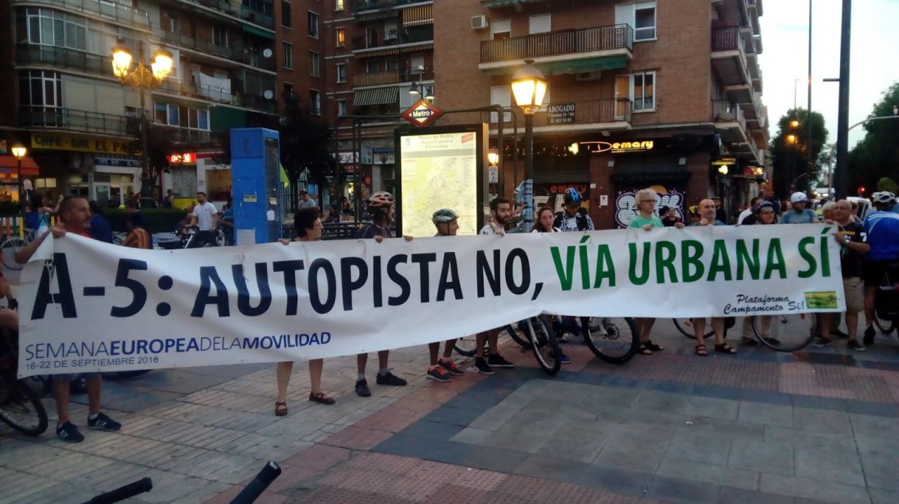 A la espera de las primeras actuaciones para convertir la salida de la A-5 en vía urbana