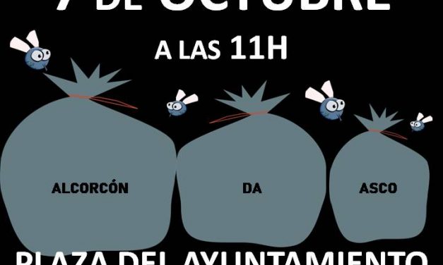 La vecindad de Alcorcón manifiesta por una “ciudad limpia”