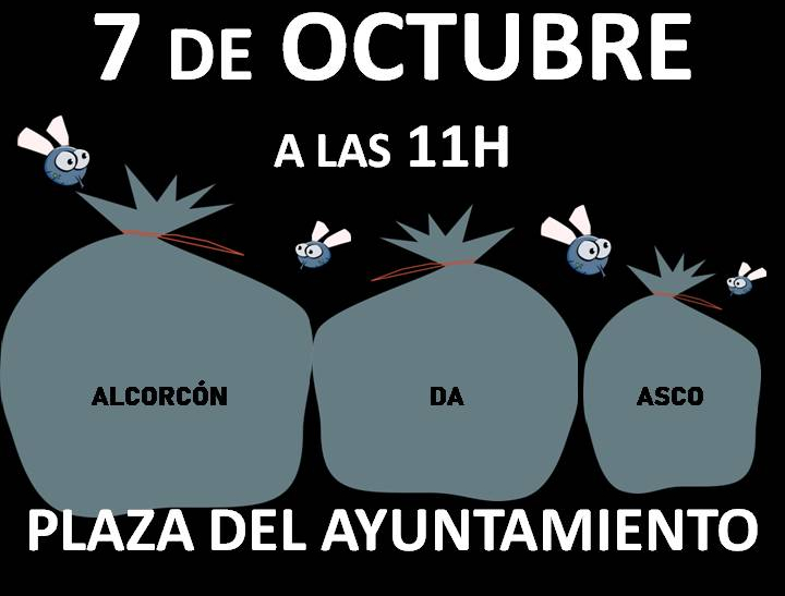 La vecindad de Alcorcón manifiesta por una “ciudad limpia”