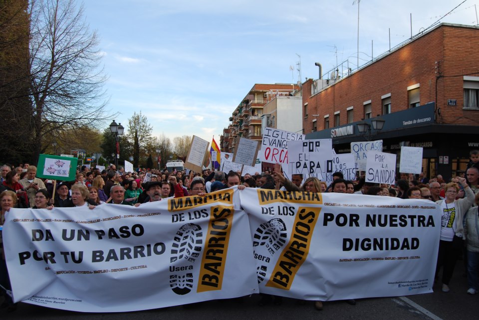 El movimiento vecinal de Usera rechaza “el insulto personal, la amenaza y la agresión como método para exigir demandas”