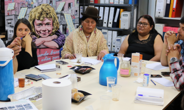 Representantes de las juntas vecinales de La Paz visitan la FRAVM