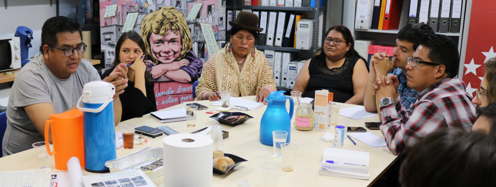 Representantes de las juntas vecinales de La Paz visitan la FRAVM
