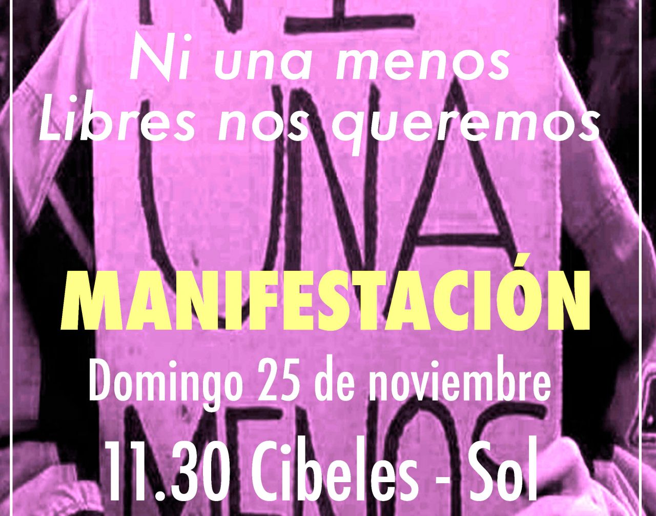 El 25-N salimos a la calle por unos barrios libres de violencia machista