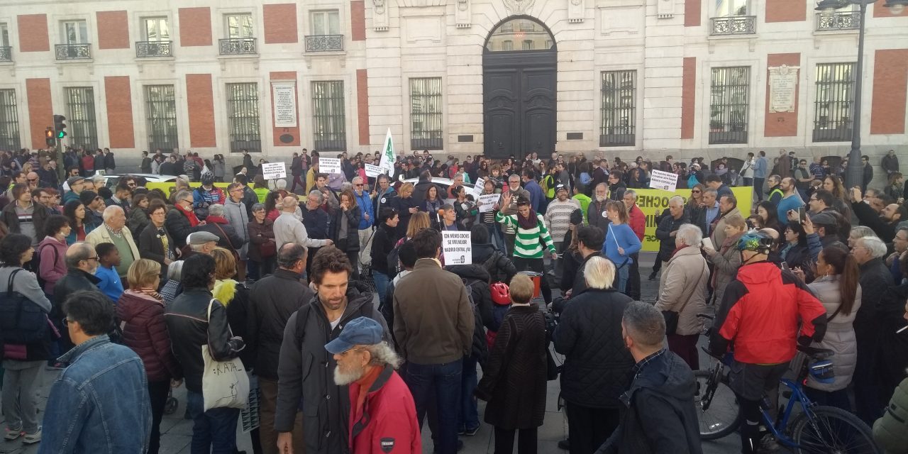 Varios cientos de personas se manifiestan en defensa de Madrid Central