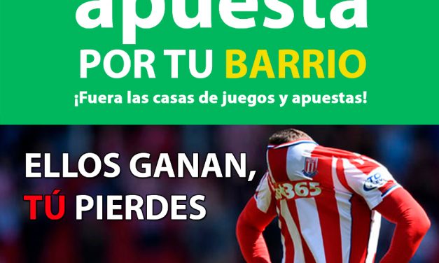 Los actos sobre la expansión de las casas de apuestas se suceden en los barrios