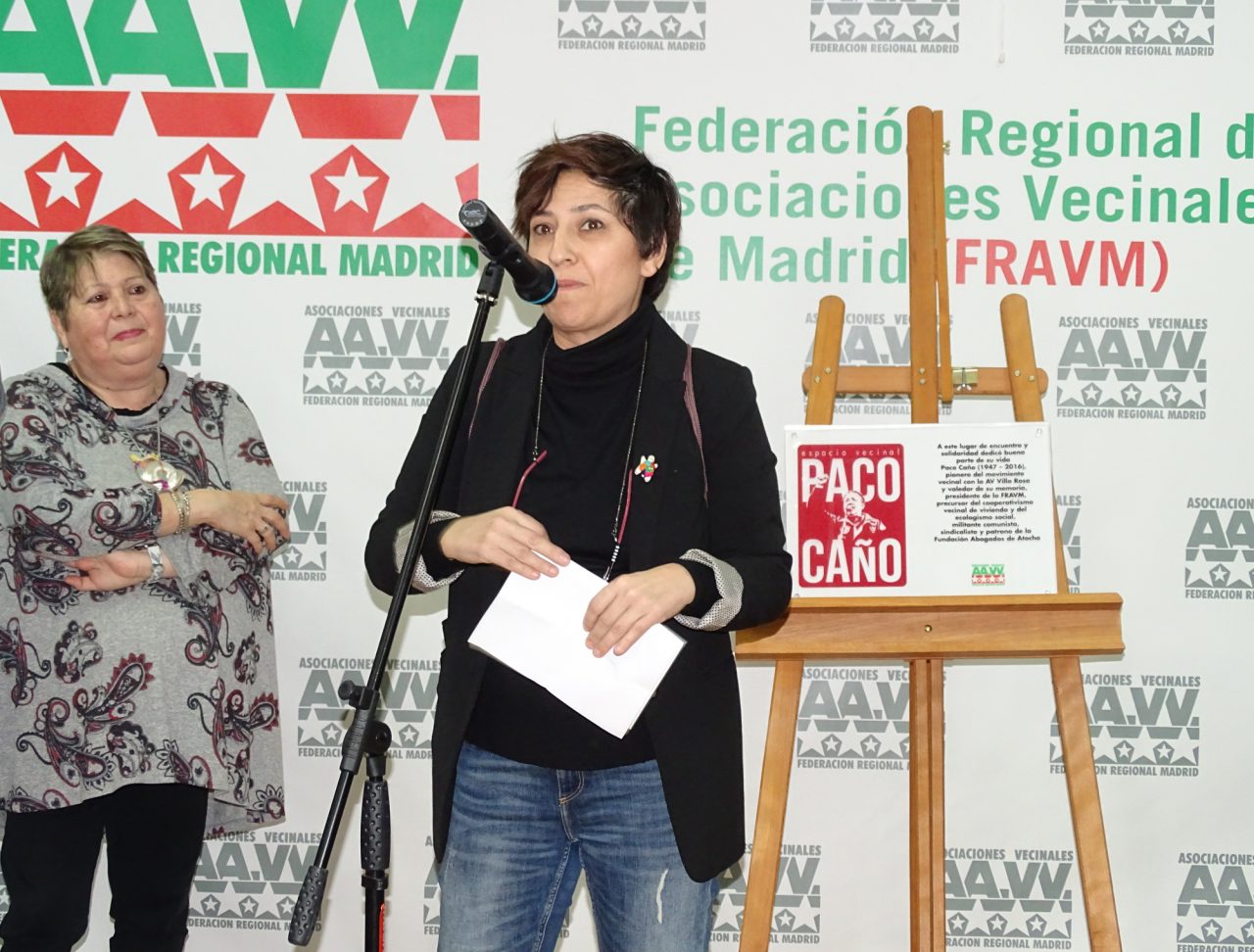 Nace el Espacio Vecinal Paco Caño, un lugar de encuentro y reflexión en el centro de Madrid