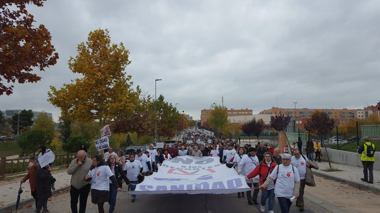 San Sebastián de los Reyes acoge la 74ª Marea Blanca, una de las más concurridas de los últimos meses