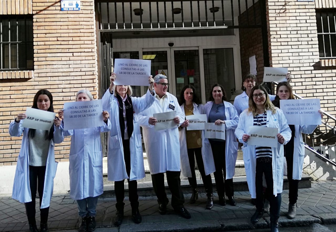 76ª Marea Blanca: ruido de cazuelas contra el recorte horario en Atención Primaria