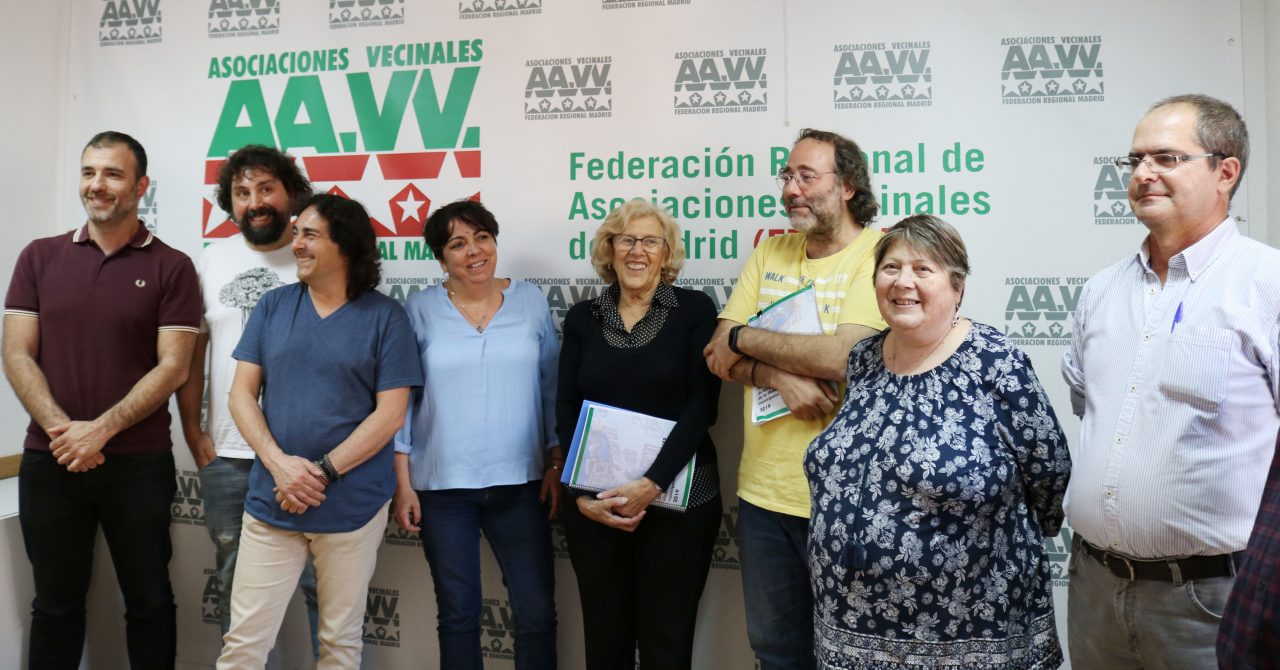 La FRAVM presenta a Manuela Carmena sus propuestas de cara a las elecciones locales de mayo