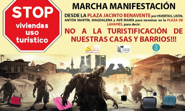 Letras y Lavapiés se mueven contra la “turistificación” de sus “casas y barrios”