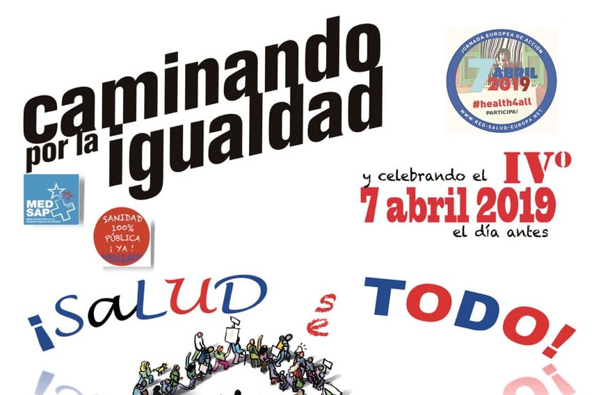 El sábado 6-A, celebramos el Día Internacional contra la Mercantilización de la Salud “caminando por la igualdad”