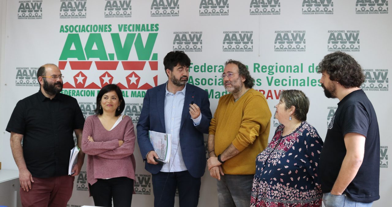 La FRAVM traslada a Sánchez Mato, Rommy Arce y Pablo Carmona su batería de propuestas para las elecciones municipales