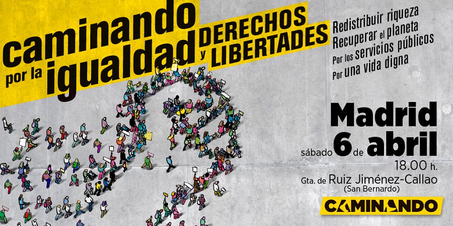 Más de 200 organizaciones se manifestarán este sábado en Madrid para pedir ‘igualdad, derechos y libertades’