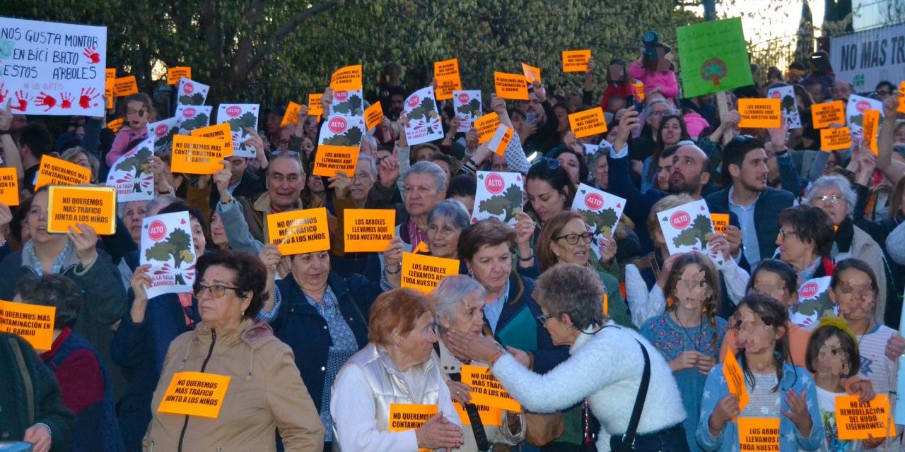 Nueva protesta contra el proyecto de remodelación del nudo de Eisenhower