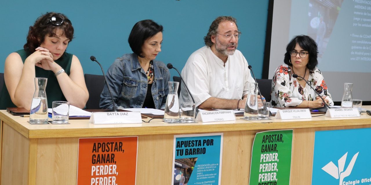 Unidas Podemos, Más Madrid y PSOE se comprometen a tramitar en la próxima legislatura una Ley Integral del Juego