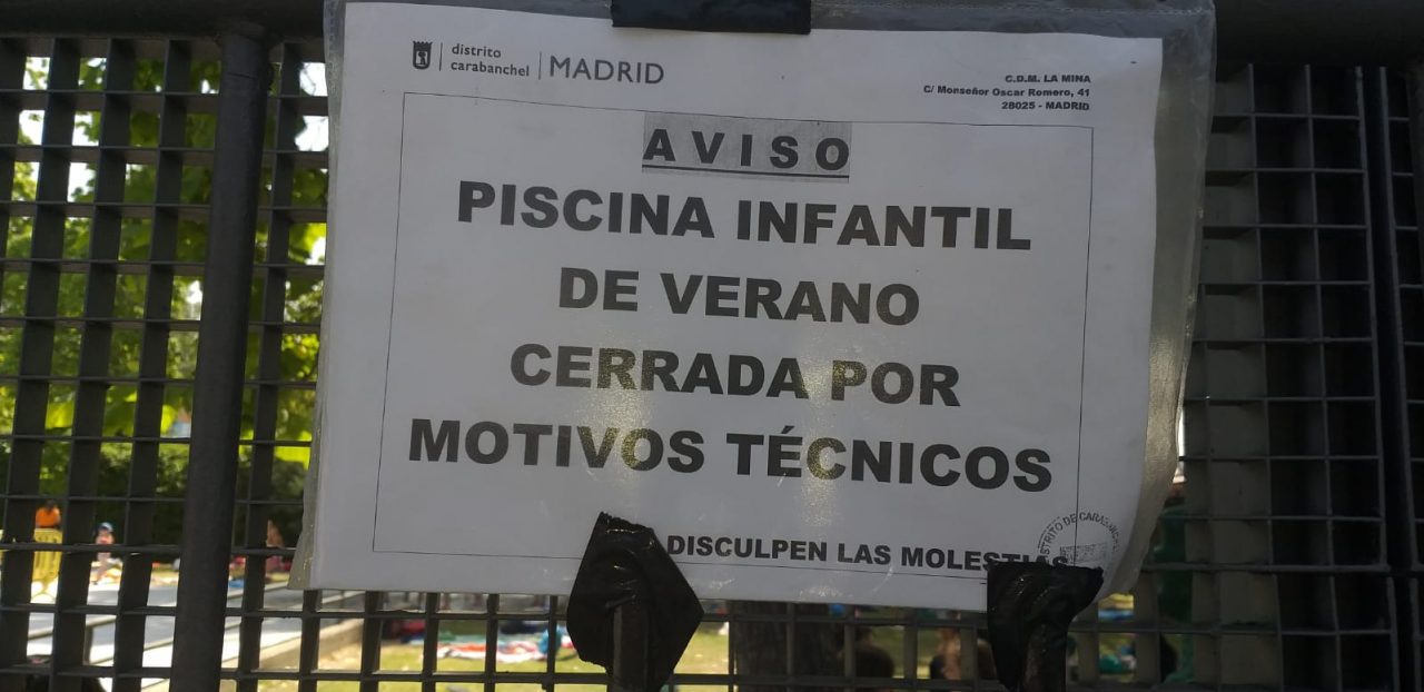 Piscina infantil en La Mina (Carabanchel)