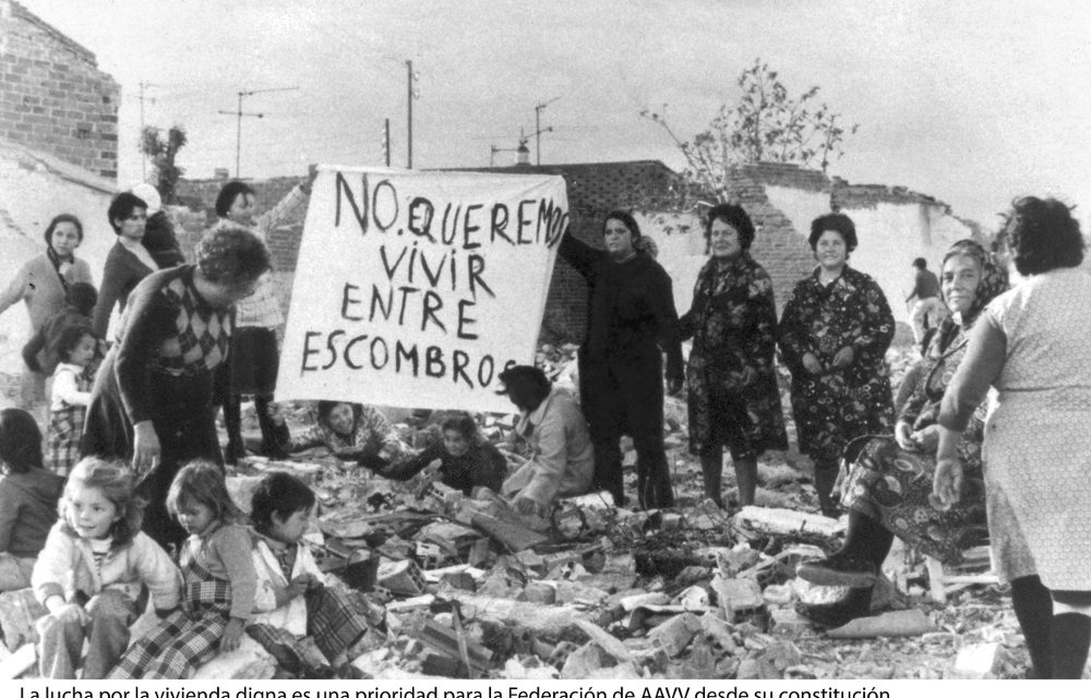 La exposición sobre los 40 años de historia de la FRAVM viaja a Galapagar