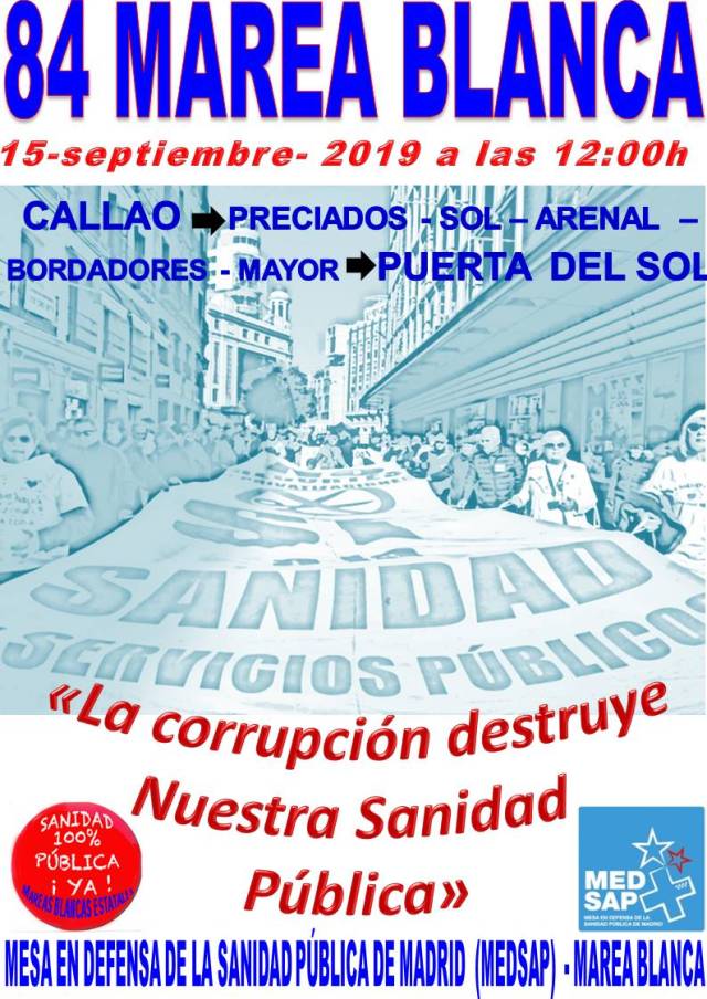 Cartel Marea Blanca 84