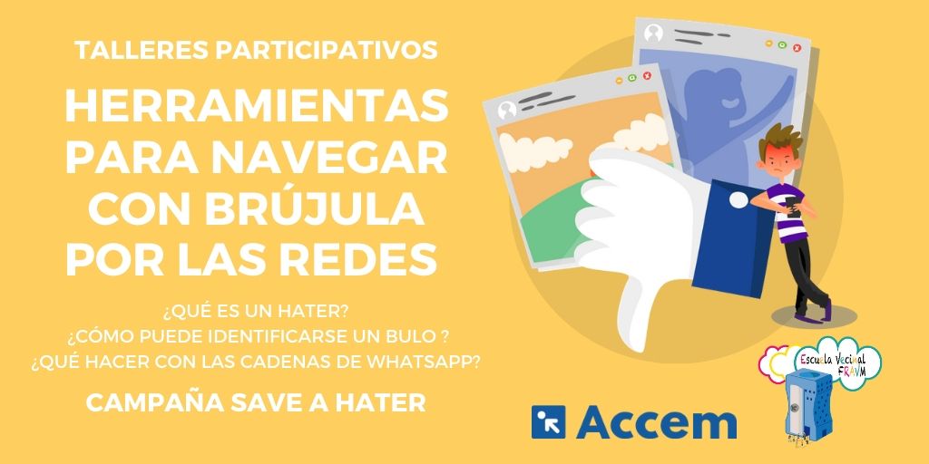 “Save a hater”: cómo identificar bulos y mensajes de odio en las redes sociales