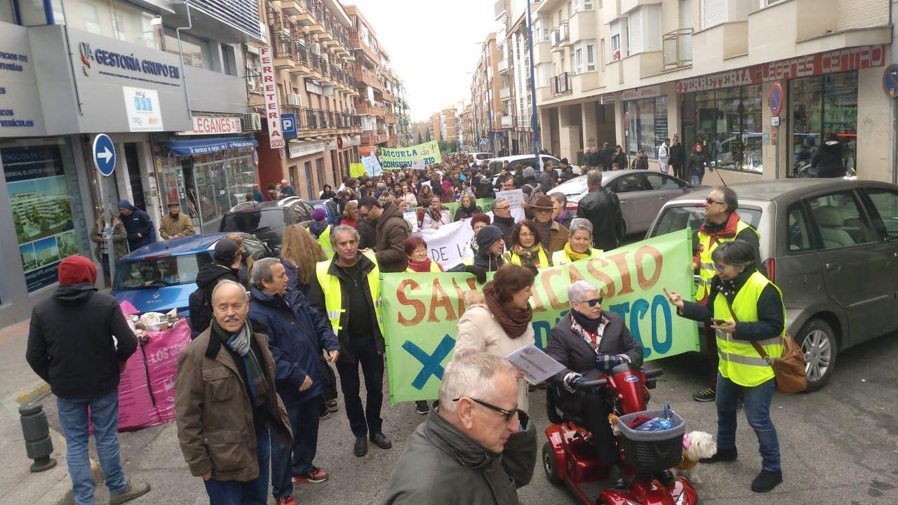 2.500 personas se manifiestan en Leganés por la mejora de los servicios públicos