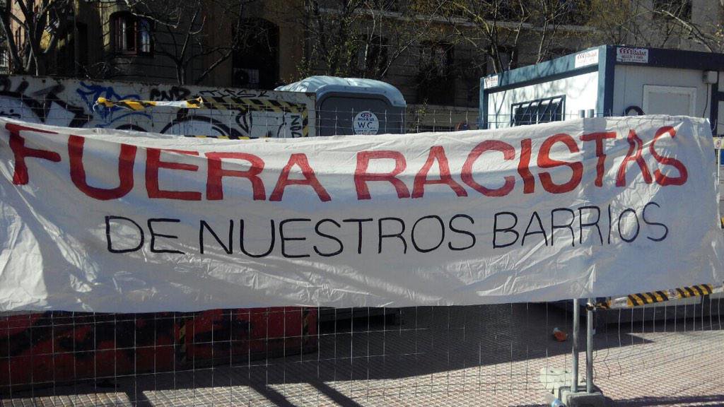 Colectivos vecinales piden la suspensión de un desfile neonazi en Ciudad Lineal