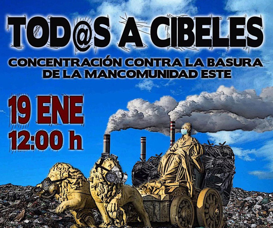 ¡Todos a Cibeles! Vallecas lleva al Ayuntamiento su rechazo a la basura del Henares