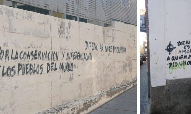 La FRAVM condena las pintadas fascistas aparecidas en la sede de la AV La Unidad de Villaverde Este