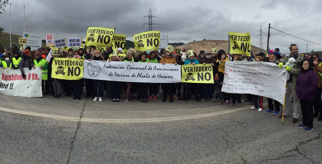 Las asociaciones vecinales de Alcalá califican de injusto que Vallecas deba acoger los residuos de su vertedero