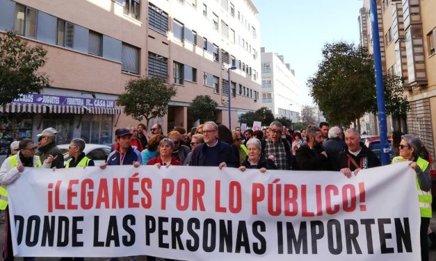 Nueva manifestación en Leganés para recuperar la calidad de sus servicios públicos