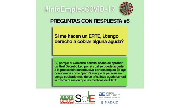 #InfoEmpleoCOVID-19: respuestas a dudas habituales de la cuarentena del coronavirus