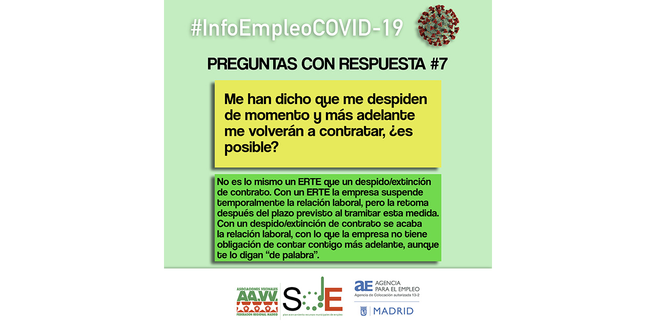 #InfoEmpleoCOVID-19: respuestas a dudas habituales de la cuarentena del coronavirus