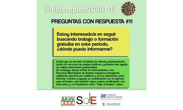 #InfoEmpleoCOVID-19: respuestas a dudas habituales de la cuarentena del coronavirus