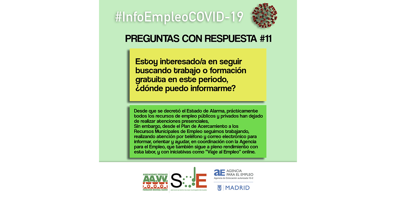 #InfoEmpleoCOVID-19: respuestas a dudas habituales de la cuarentena del coronavirus