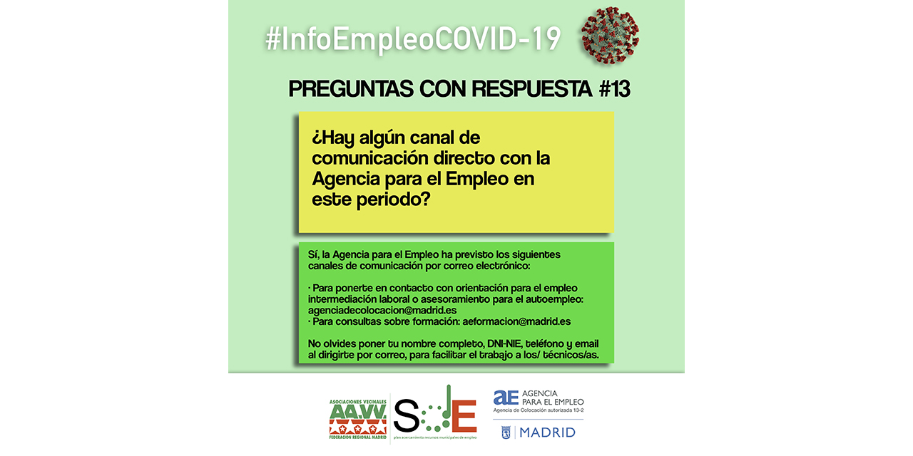 #InfoEmpleoCOVID-19: respuestas a dudas habituales de la cuarentena del coronavirus