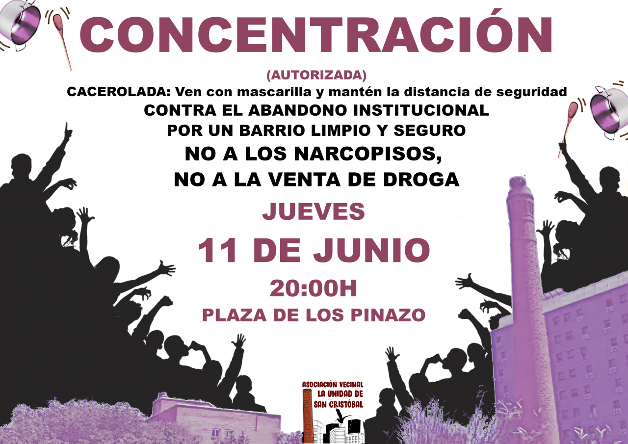 Cacerolada en San Cristóbal de los Ángeles contra la droga y el abandono institucional