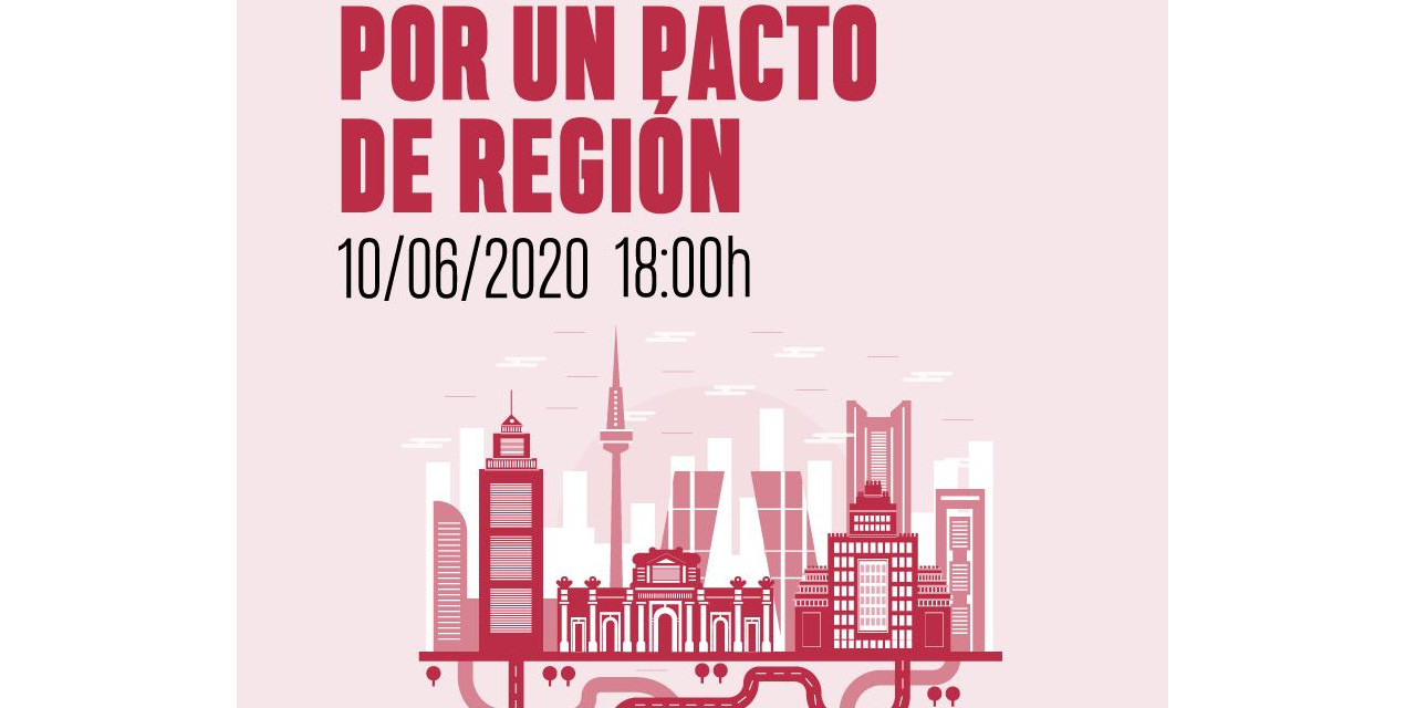 Un Pacto de Región para afrontar la crisis derivada del Covid-19