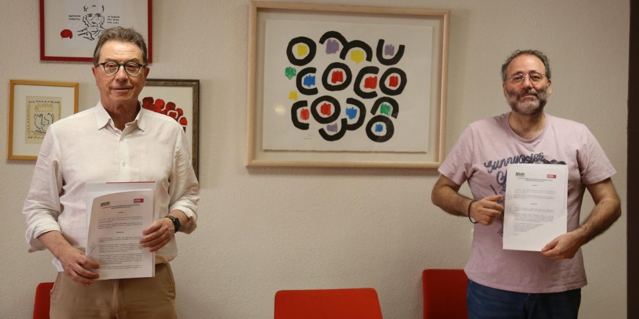 CCOO y las asociaciones vecinales, comprometidas con la emergencia social y alimentaria