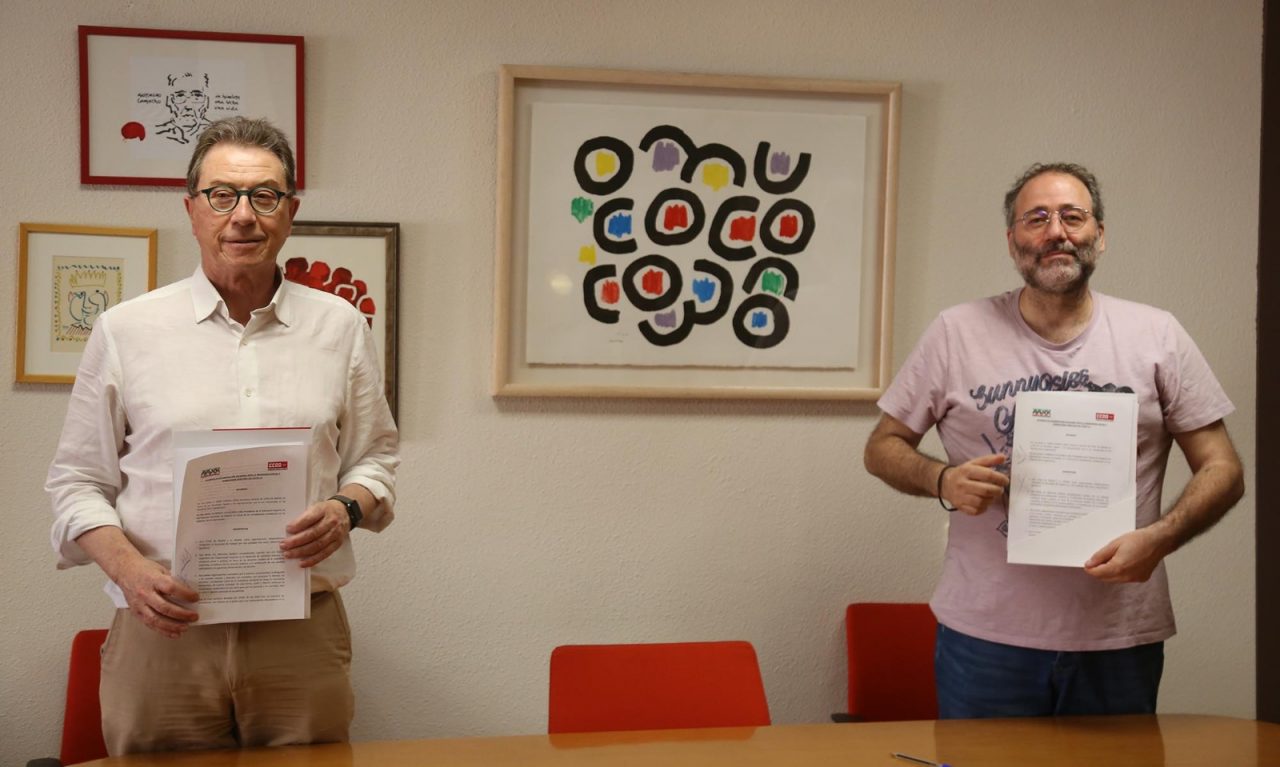 CCOO y las asociaciones vecinales, comprometidas con la emergencia social y alimentaria