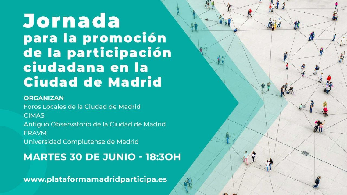 Una jornada para relanzar la participación ciudadana en el municipio de Madrid