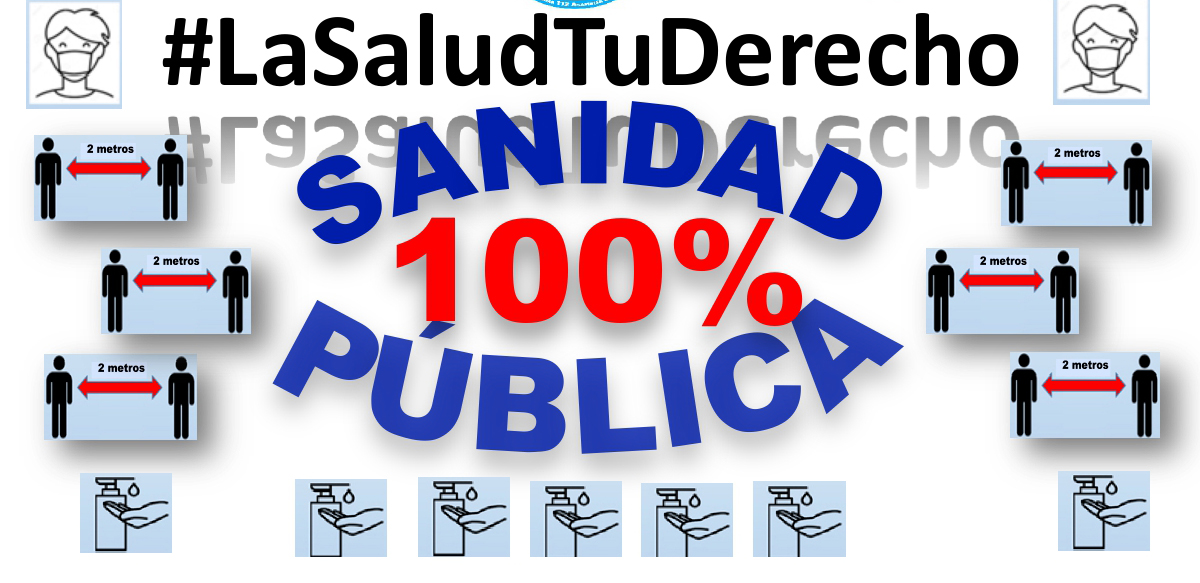 La movilización unitaria por la sanidad pública llega a las puertas de la Asamblea de Madrid